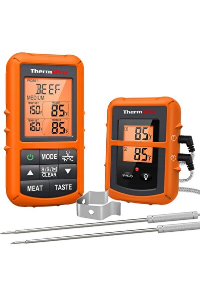ThermoPro TP20 Wireless Remote Digital Cooking Food Meat Thermometer with Dua...