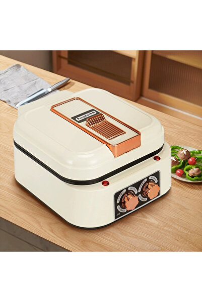 Cyber Electric Cooking Pot, 3 in 1 Multifunctional Cooker, Frying, Braising, ...