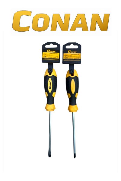 CONAN Professional Screwdriver Set – Flat 6×125mm (Model 10005702) + Phillips...
