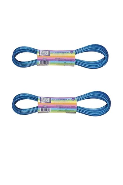 Zambak قطعتين من حبل الغسيل الفولاذي المطلي بالبلاستيك بطول 10 أمتار