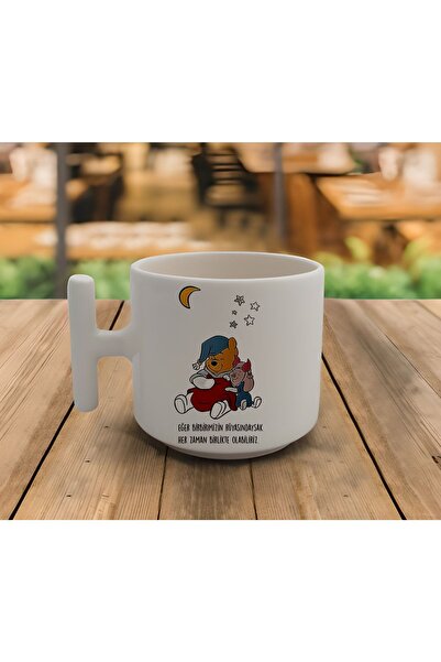MAĞAZA DEPOM Latte & Espresso El Yapımı Winnie The Pooh Arkadaşlık T Kulp Kupa