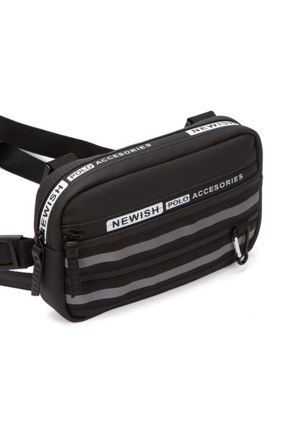Newish Unisex Functional and Useful Biker Chest Bag with Adjustable Strap
