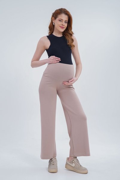 SERRAXXL PALAZZO WIDE-LEG MODAL FABRIC MATERNITY PANTS