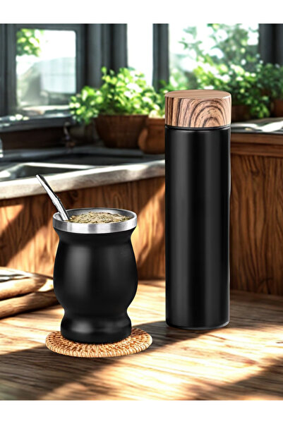 Ybera Mate Çayı Yerba Mate Çayı İçin Termos, Mate Kupası ve Bombilla Seti