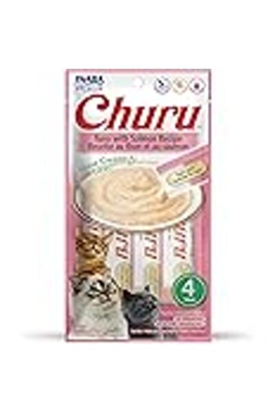 Inaba تونة تشورو مع سلمون - 56 غرام، عبوة من 4 قطع