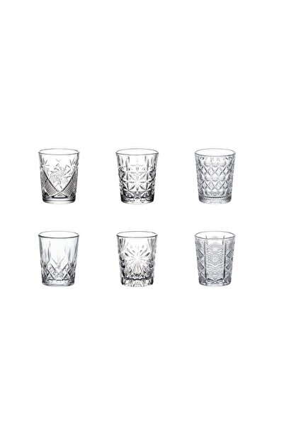 Arcoglass Set of 6 OMAN shot glasses 55 ml – 6 different models