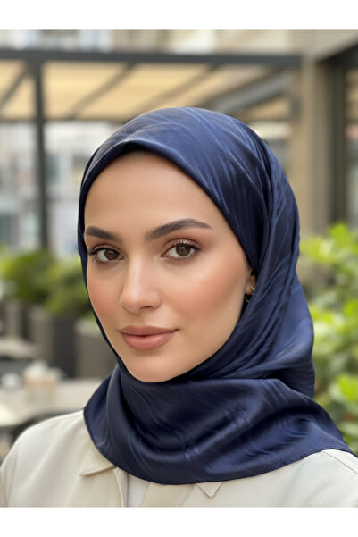 La Fien وشاح قطني مخطط من الجاكار - وشاح مريح ذو ملمس غير منزلق