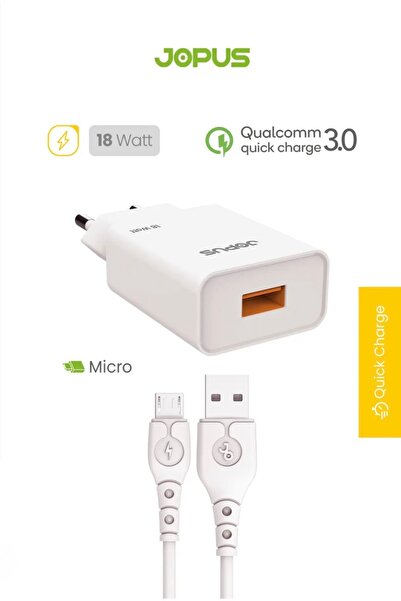 Jopus şarj aleti Qualcom quick charge 3.0