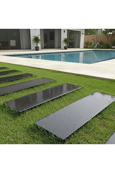 STONE EDITION Bazalt Adım Taşı 3×35×90 cm – Doğal Taş Bahçe & Peyzaj Taşı