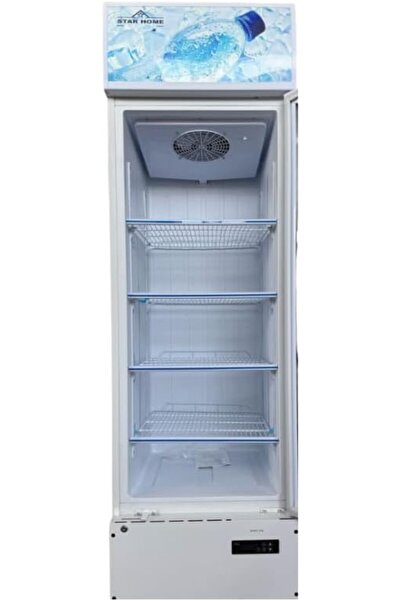 StarHome ثلاجة ستار هوم سعة 338 لتر بباب زجاجي واحد للعرض SHRSC338