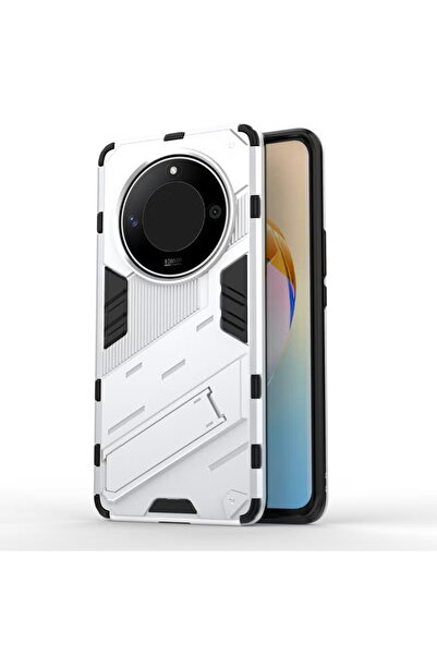 URBBKING غطاء حماية لهاتف Honor X9B 5G / Honor Magic 6 Lite باللون الأبيض