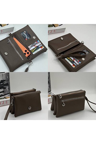 Handley Geantă de mână și de umăr de lux, cu aspect pufos și multe compartime...