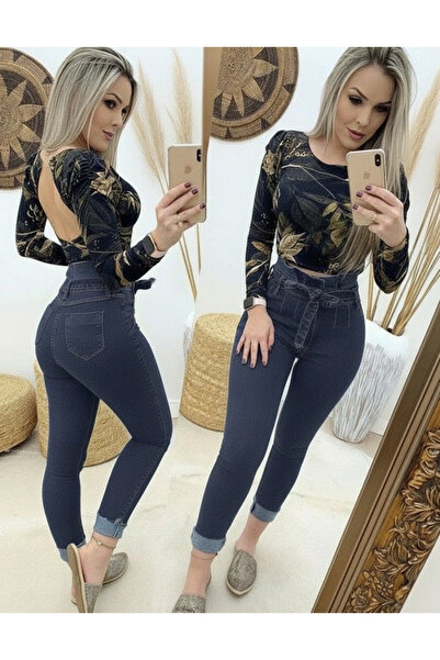 DRESSIFY WOMEN’S FASHION Women's High Waist Buttoned Ripped Jeans, Stylish an...