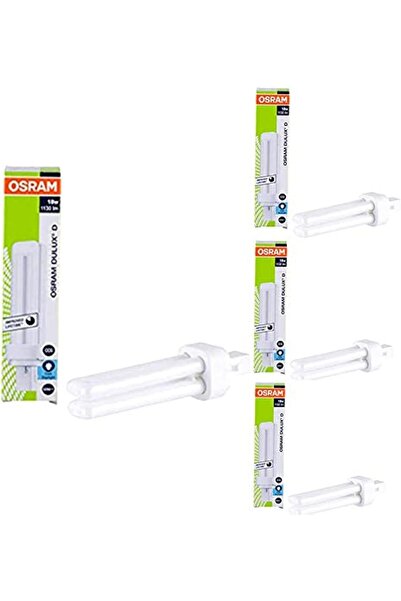 Osram مصباح فلورسنت متين يدوم طويلاً وموفر للطاقة، ثنائي الدبابيس، 18 واط (عب...