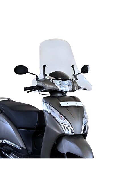 ABV TVS Jupiter 110-125 El Korumalı Şeffaf Tur Camı 58x72 cm (23-26) + Bağlan...