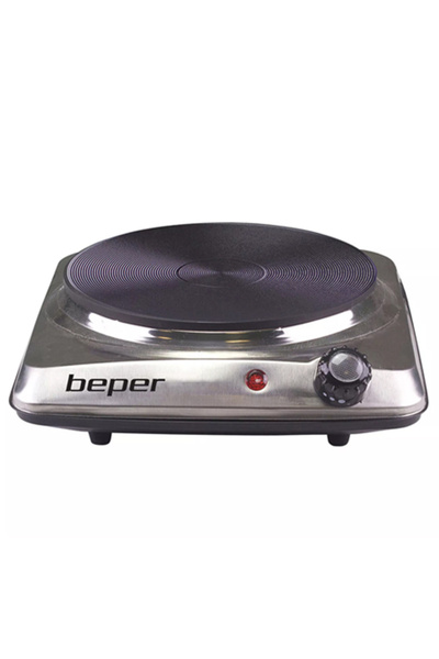 BEPER 1500W Adjustable Compact Electric Hot Plate with Thermostat Control