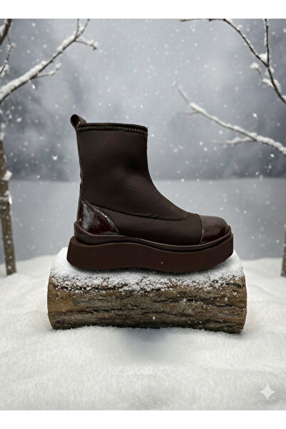 iskarpino Brown Women's Stretch Boots&Bootie