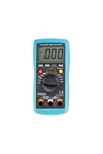Extol Premium Digital multimeter, EXTOL PREMIUM, 8831250, AC/DC voltage, CAT ...
