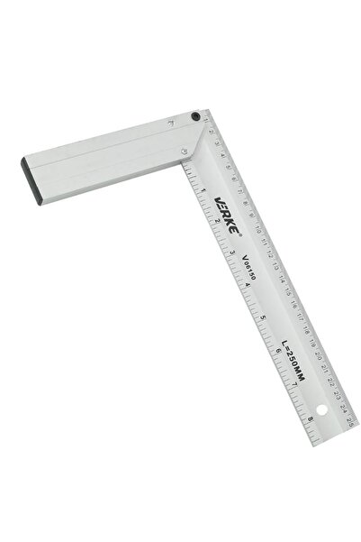 VERKE Echer de tâmplărie din aluminiu, Verke, V06150, 250 mm