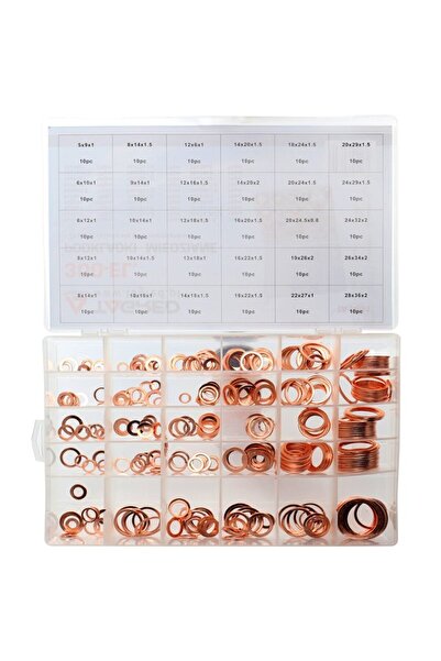 Tagred Professional Set de șaibe de cupru, Tagred TA1401, diverse dimensiuni,...