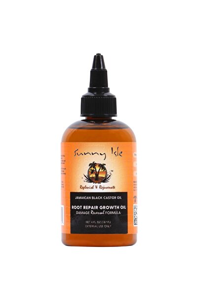 Sunny Isle زيت الخروع الأسود الجامايكي، زيت لإصلاح جذور الشعر وتحفيز نموه، 4 ...