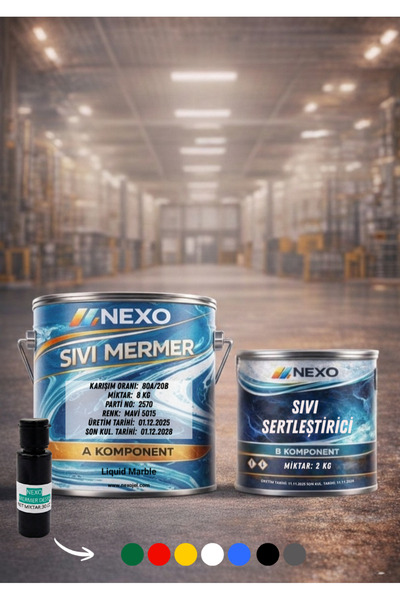 Nexo Sıvı Mermer Mavi 10 Kg