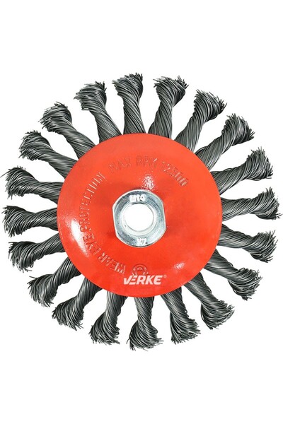 VERKE Circular wire brush, M14 125mm, Verke, V05258