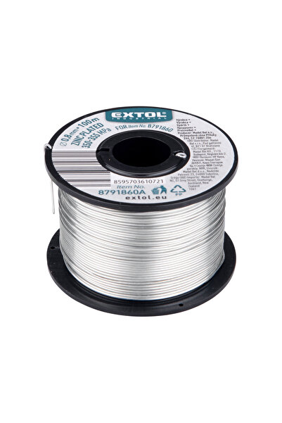 Extol industrial Binding wire for rebar binding machine, Ø0.8 mm, 100 m