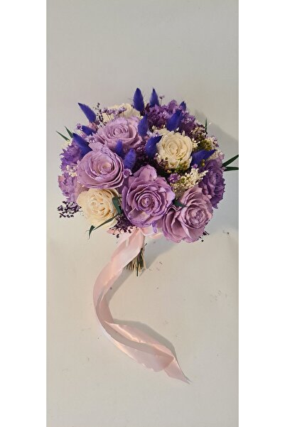 Yellow Tulip Buchet mireasa/ nasa , flori sola nemuritoare, plante stabilizat...