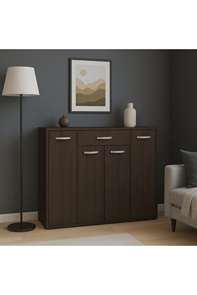 Sani Comodă C 4 116x30x84 cm Wenge