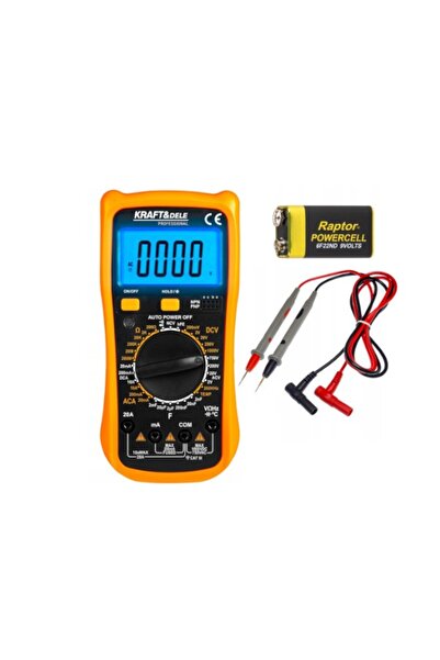 Kraft&dele Digital multimeter, KRAFT&DELE, equipped with a large and backlit ...