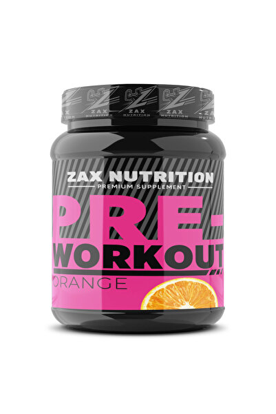 zax nutrition مكمل غذائي قبل التمرين بنكهة البرتقال 300 جرام
