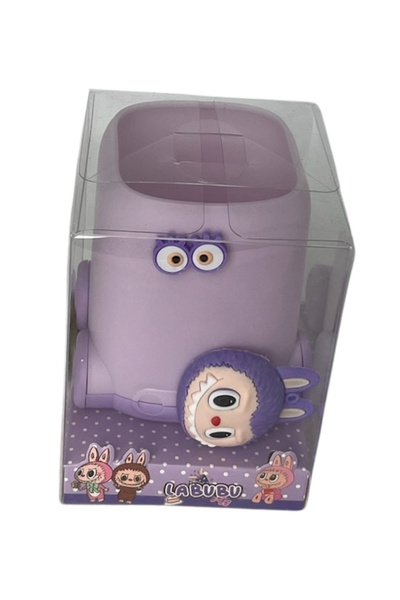 Şehir Online Mağazacılık Labubu Figured Desktop Pen Holder and Organizer - Cu...