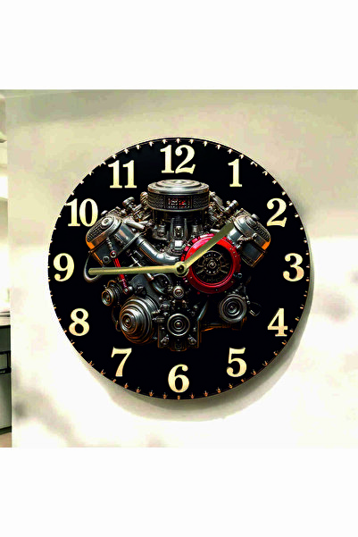 AA Shop Araba Motor Renkli Baskı Desenli Sayılı Hediyelik Ahşap Sessiz Tablo ...