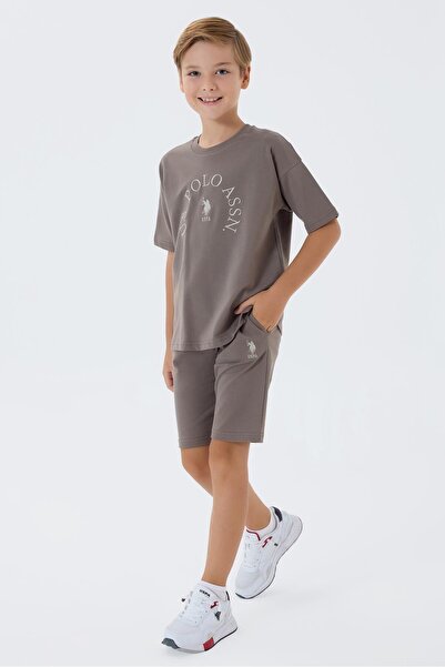 U.S. Polo Assn. Set bermude bumbac 100% pentru băieți – Casual de vară confor...