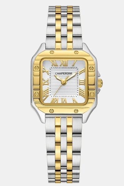 Chaperone Kadın Kol Saati Çok Renkli Kadran Çelik Kordon C002318