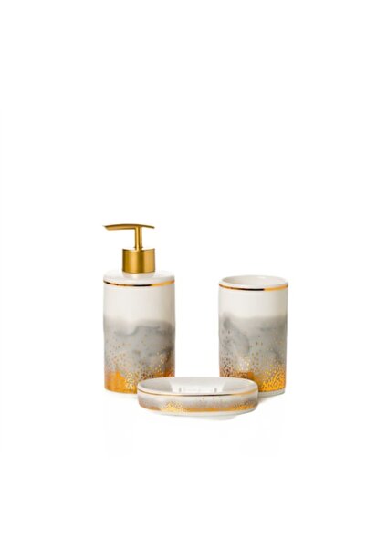 ANGMAD Set 3 piese baie portelan