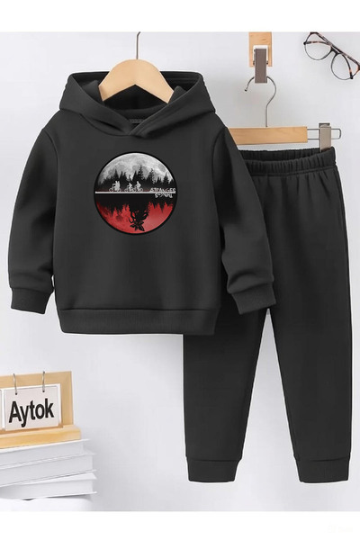 aytok tekstil Cotton Winter Girls Boys Children Tracksuit Set 5 6 7 8 9 10 11...