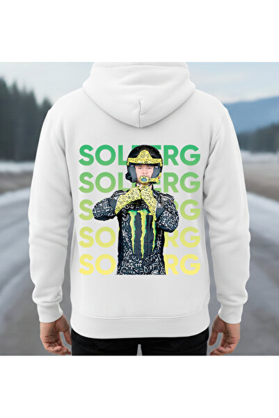 stil x سترة أوليفر سولبرج / مطبوعة بتصميم WRC، مصنوعة من 3 خيوط مع تطريز