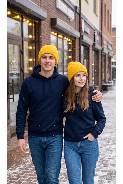 LAGRANZE Dear Beanie Set – Unisex Winter Knitwear Beanie Set