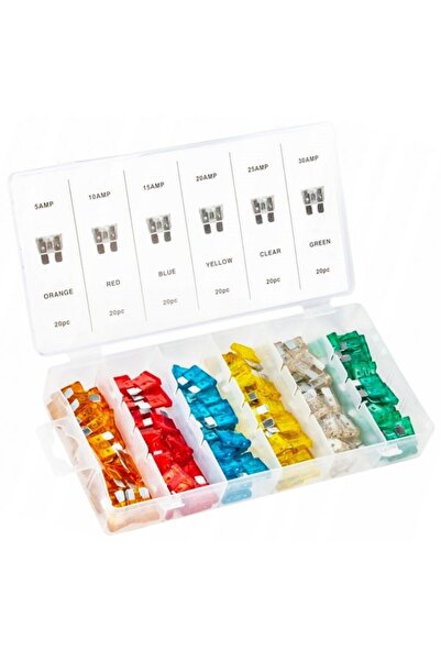 Kraft&dele Set of 120 automotive fuses, KD1300, 5-30A