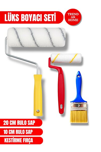 OSKAR FIRÇA Luxury Painter's Set – 20 cm Roller Handle + 10 cm Roller Handle ...