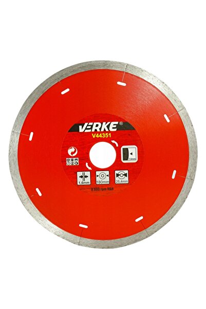VERKE Diamond disc 180mm, Verke, V44351, 25.4mm, 8000rpm