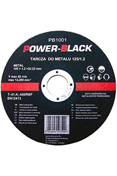 Tagred Professional Metal cutting disc, Tagred PB1001, 125 mm, 1.2 mm, 22.2 mm