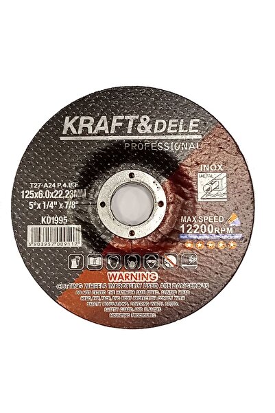 Kraft&dele Disc de tăiere metalic, Kraft&Dele, 125 mm x 6,0 mm x 22,23 mm, KD...