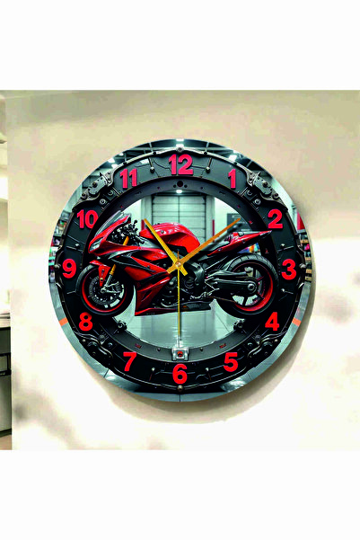 AA Shop Motor Renkli Baskı Desenli Sayılı Hediyelik Ahşap Sessiz Tablo Duvar ...