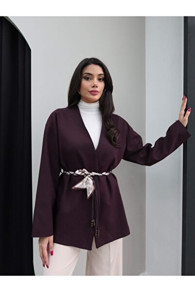 ESRAHELVACI Foulard Belted Jacket