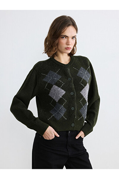 LC Waikiki Women's Tricot Cardigan with Diamond Embroidery from Uzg Store for...