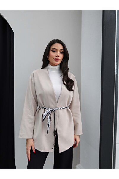 ESRAHELVACI Foulard Belted Jacket