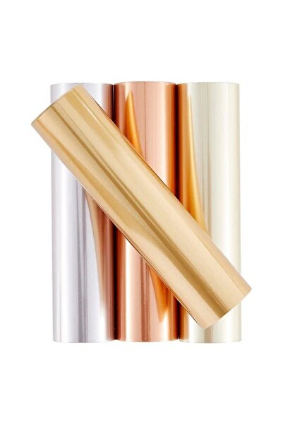 Spellbinders Glimmer Hot Foil 4-Piece Satin Metallics Foil Printing Roll Set
